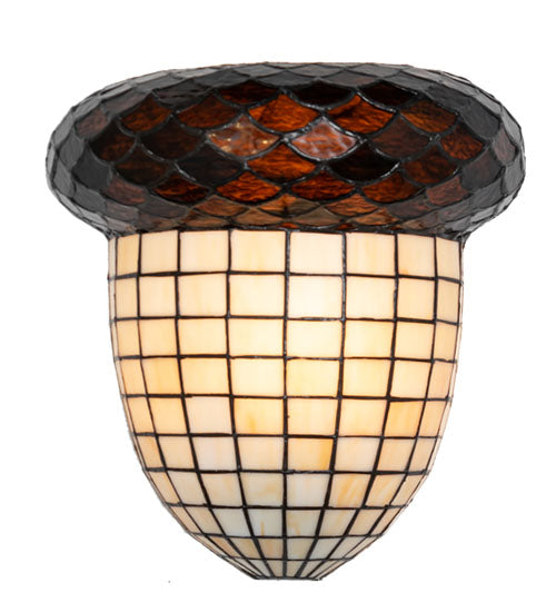 12" Wide Acorn Wall Sconce