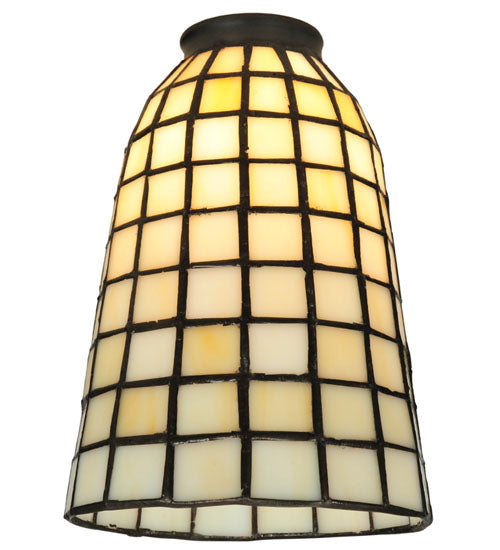 5"W Geometric Beige Shade