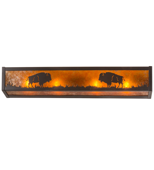 30"W Buffalo Vanity Light