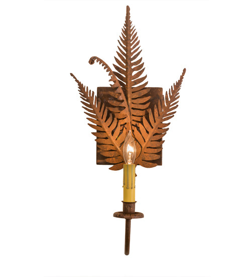 9.5" Wide Fern Wall Sconce