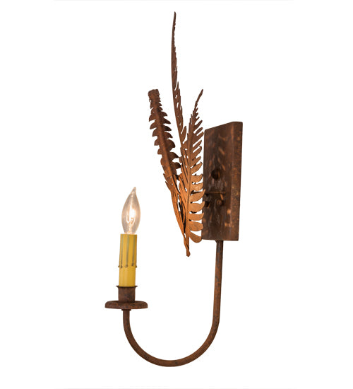 9.5" Wide Fern Wall Sconce