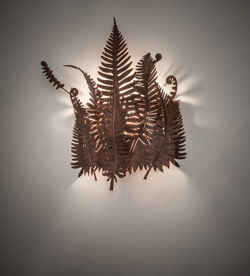 20" Wide Fern Wall Sconce