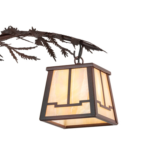 28" Wide Pine Branch Valley View 3 Light Chandelier