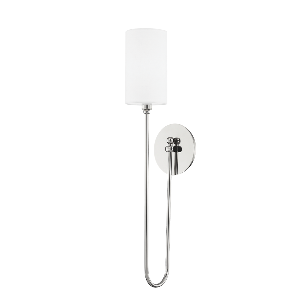 Harlem Wall Sconce - Polished Nickel