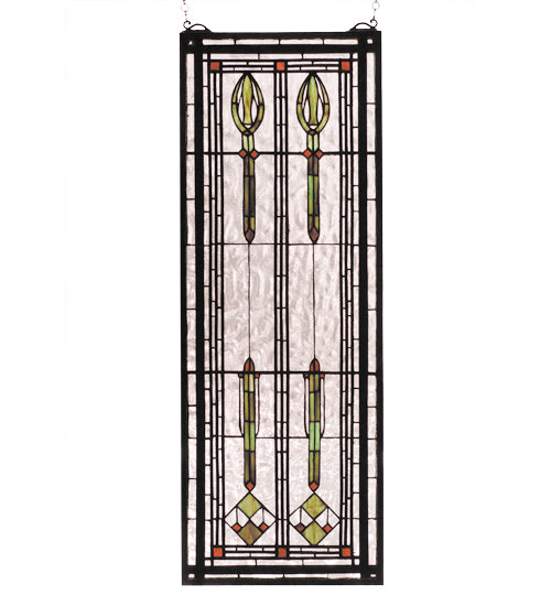 11"W X 30"H Spear Of Hastings Stained Glass Window