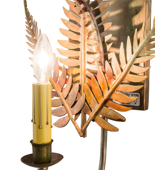 11.5"W Fern Wall Sconce