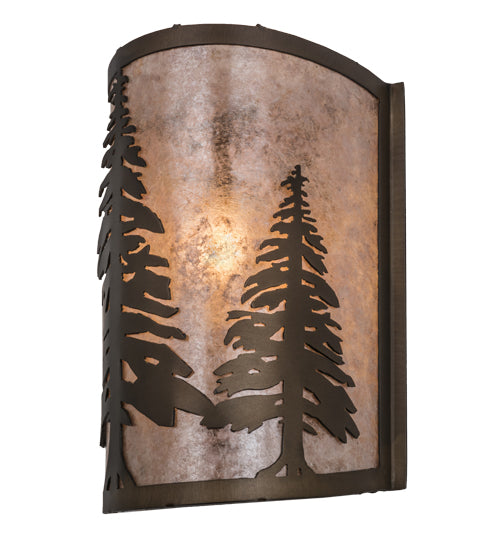 8"W Tall Pines Wall Sconce