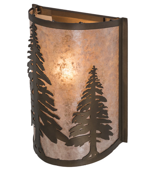 8"W Tall Pines Wall Sconce