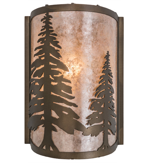 8"W Tall Pines Wall Sconce