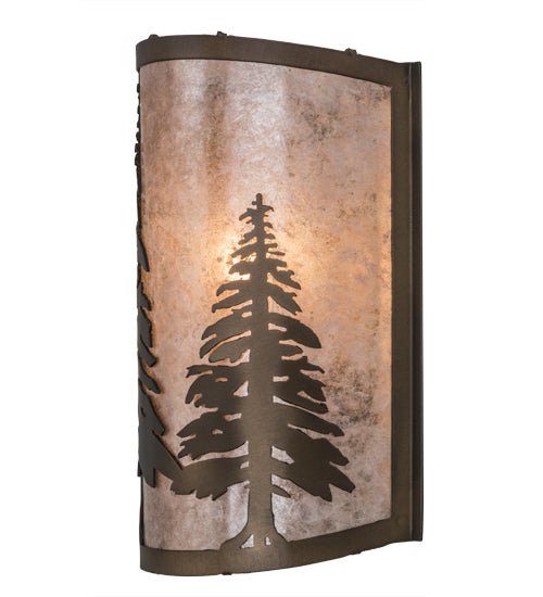 8"W Tall Pines Wall Sconce