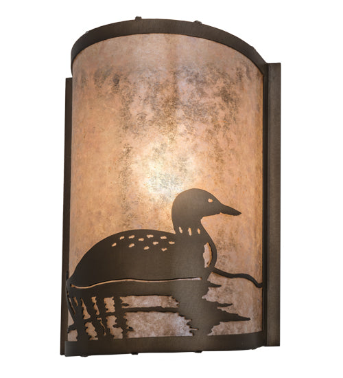 8"W Loon Right Wall Sconce