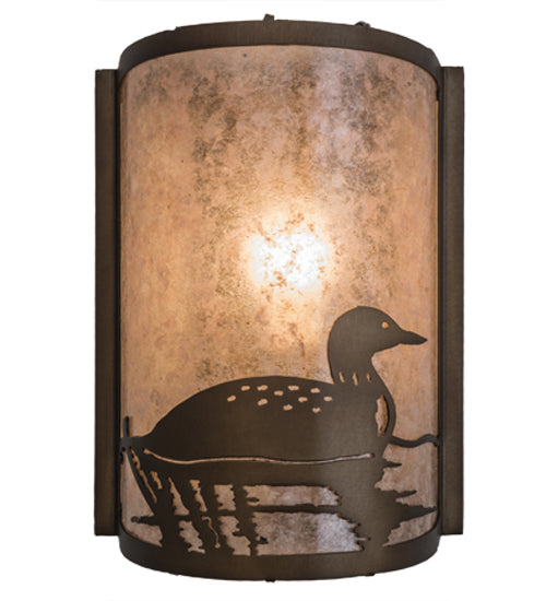 8"W Loon Right Wall Sconce