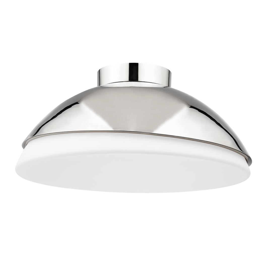 Morse Flush Mount 9" - Polished Nickel