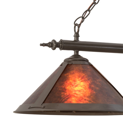 60" Long Sutter 3 Light Island Pendant