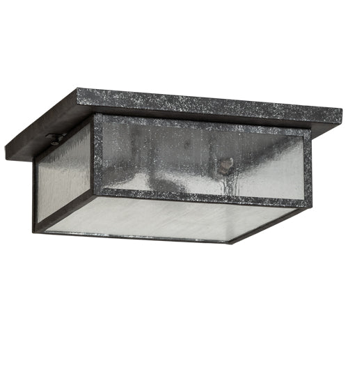 17" Square Mission Prime 3 Light Flushmount