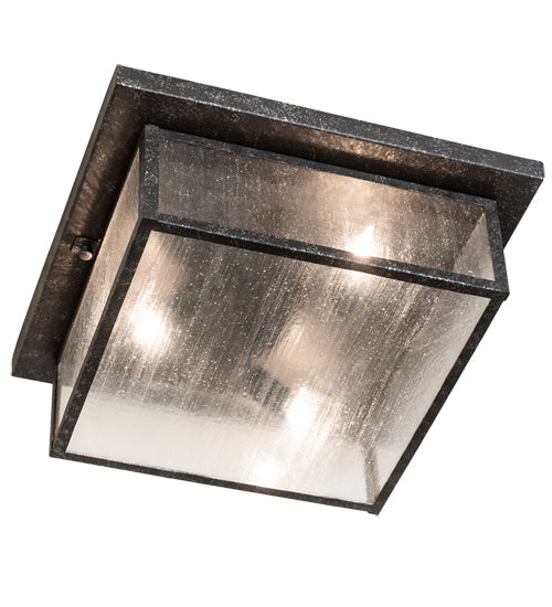 17" Square Mission Prime 3 Light Flushmount