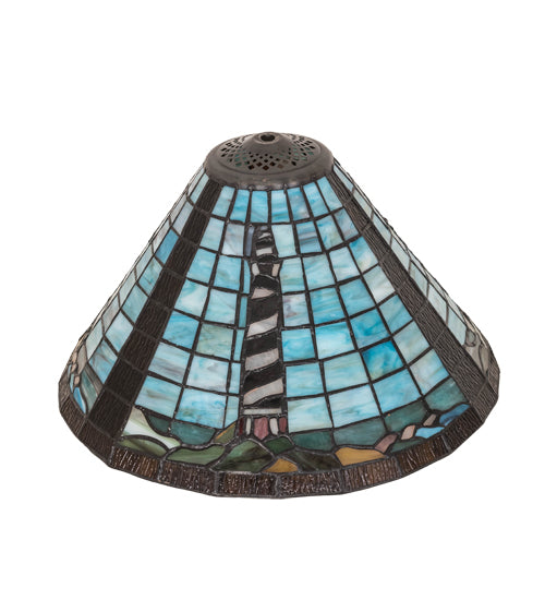 14"W Lighthouse Cone Shade