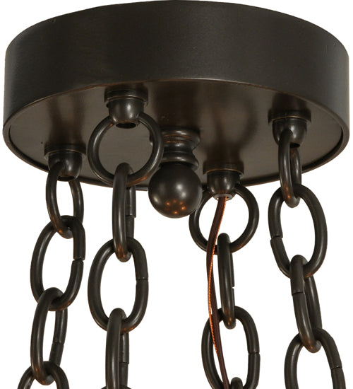 18" Wide Loxley 6 Light Chandelier