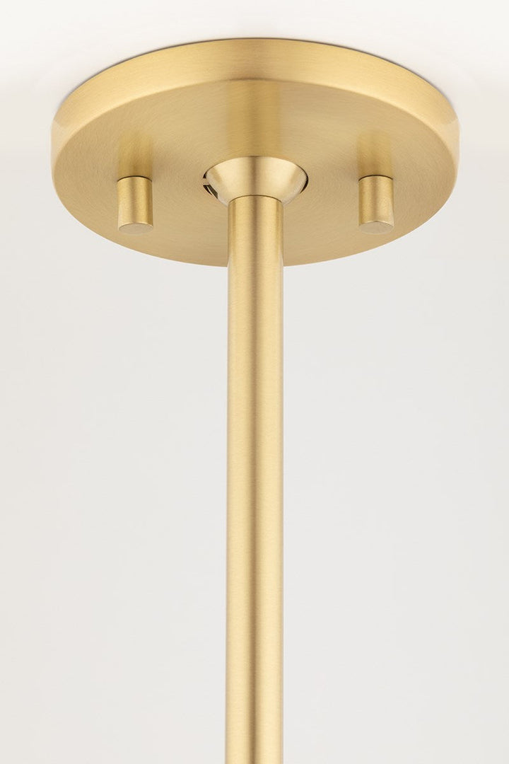 Estee Semi Flush - Aged Brass