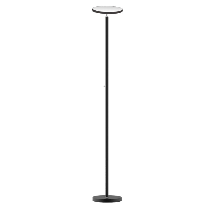 Dainolite LED Torchier, Sandy Black Finish