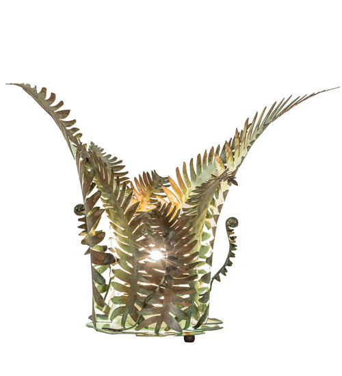 18" High Fern Outdoor Table Lamp