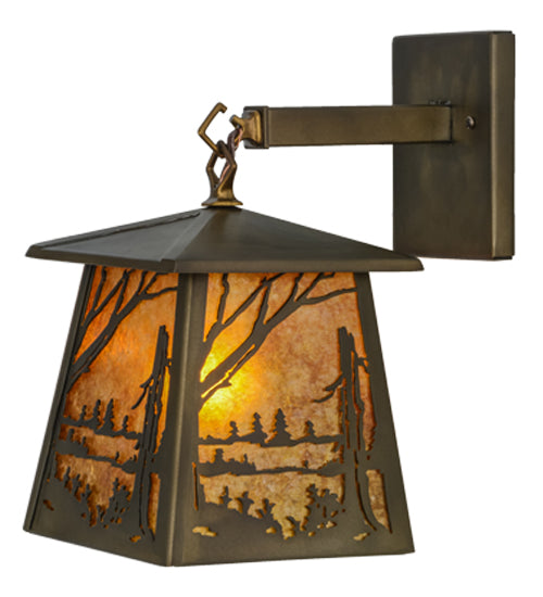 7"W Quiet Pond Hanging Wall Sconce