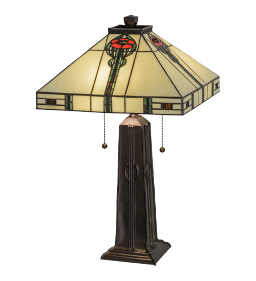 23.5"H Parker Poppy Table Lamp