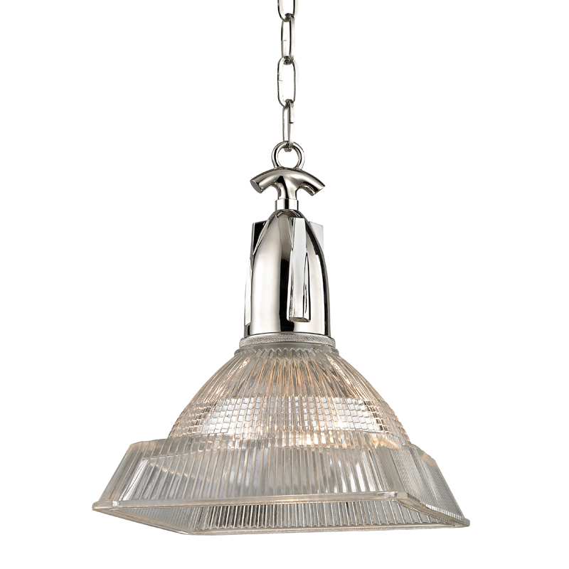 Langdon Pendant 13" - Polished Nickel