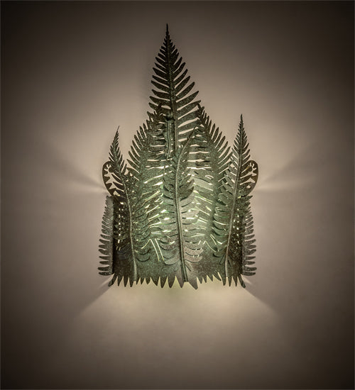 16" Wide Fern Wall Sconce