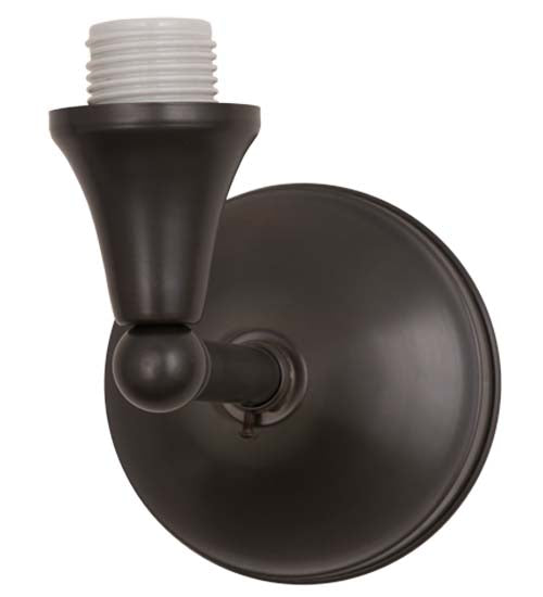 5"W Craftsman Brown On Brass 1 Lt Wall Sconce Hardware