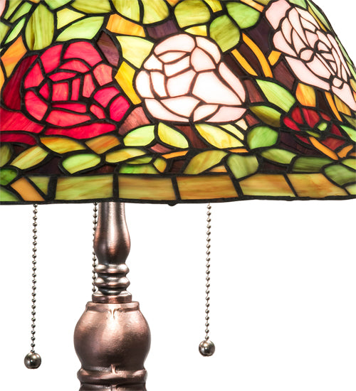 31" High Tiffany Rosebush Table Lamp