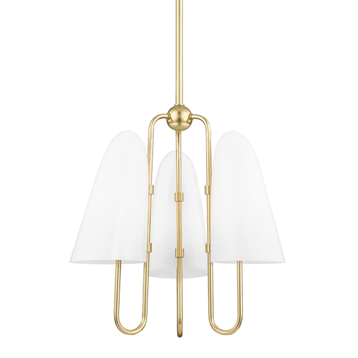 Slate Hill Chandelier - Aged Brass