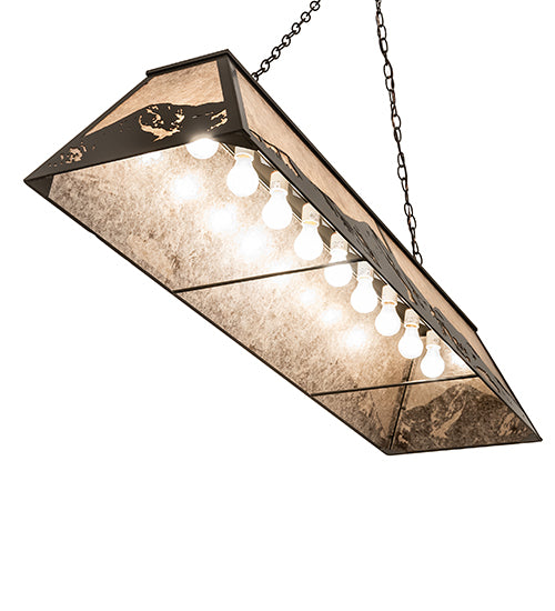 61" Long Mountain Range Oblong Pendant