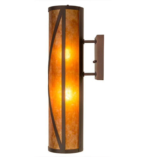 5" Wide Saltire Craftsman Wall Sconce