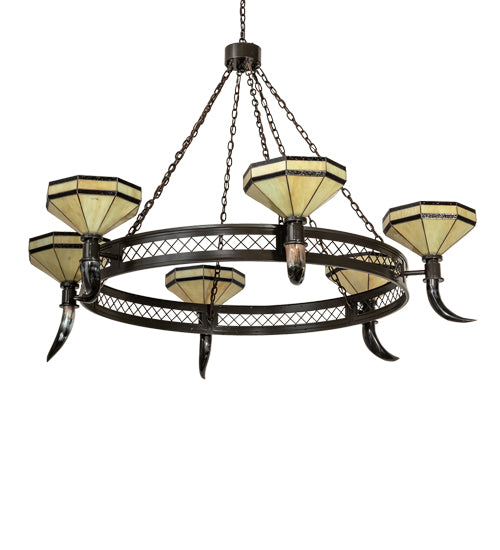 72" Wide Topridge 6 Light Chandelier