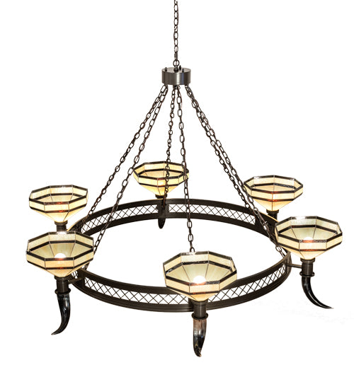 72" Wide Topridge 6 Light Chandelier