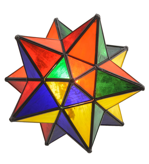 12" Wide Moravian Star Pendant