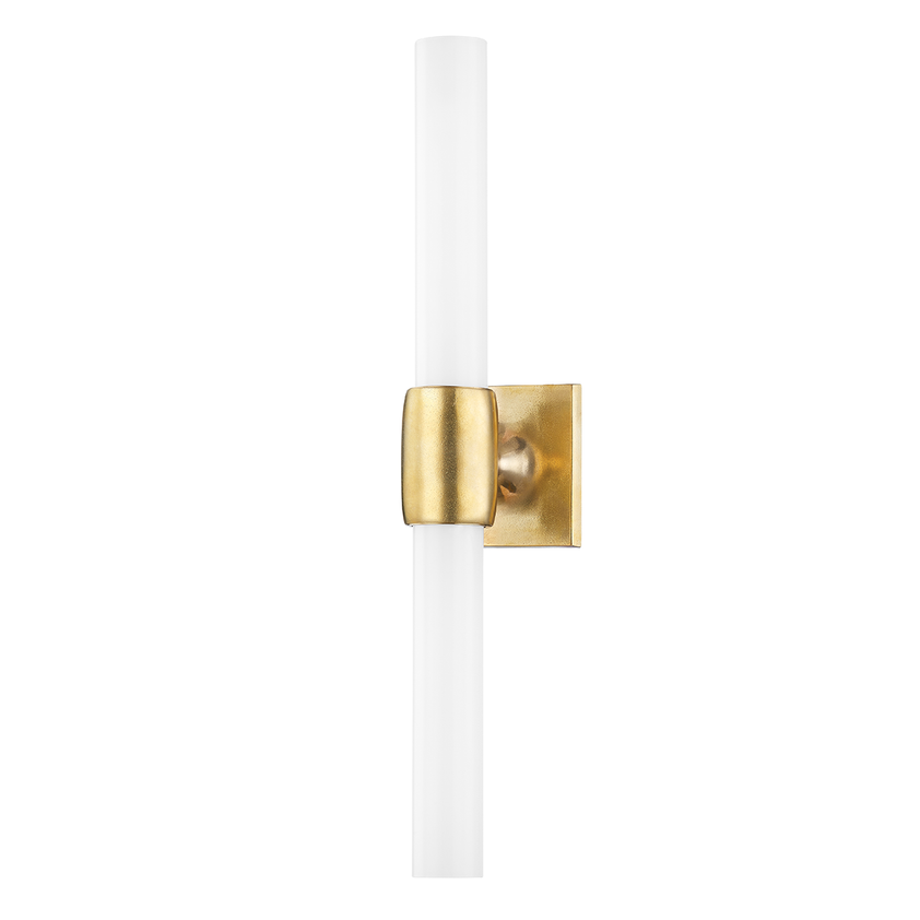 Hogan 2 Light Wall Sconce - Aged Brass