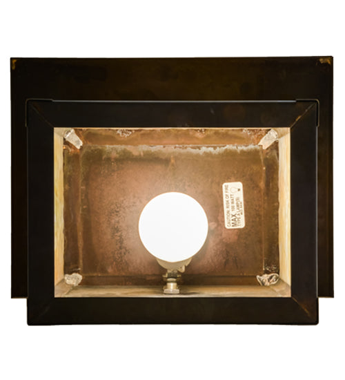 12" Wide Hyde Park T Mission Wall Sconce