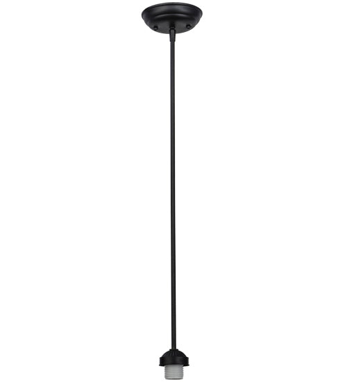 34"H Mini Pendant Hardware Black