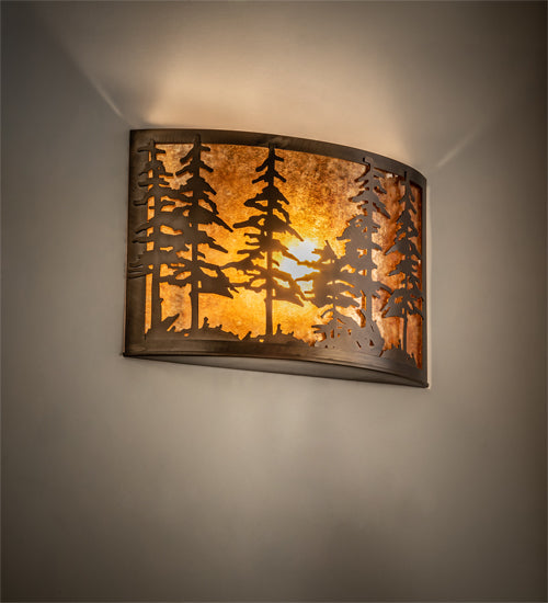 18"W Tall Pines Wall Sconce