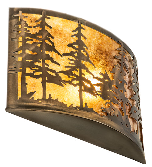 18"W Tall Pines Wall Sconce