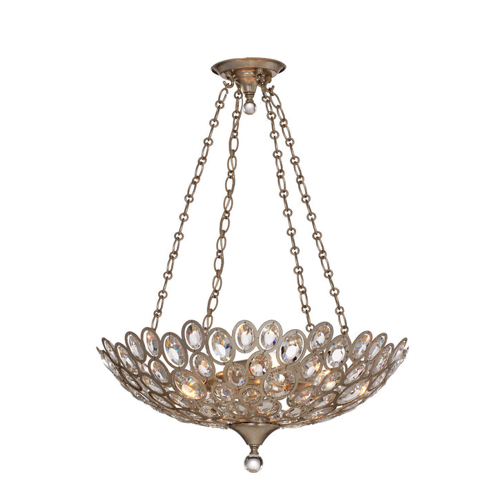 Sterling 5 Light Distressed Twilight Semi Flush Mount