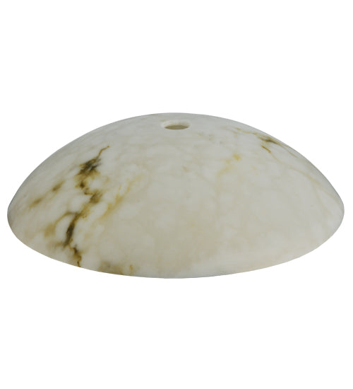 20" Wide Corinth White Marble Shade