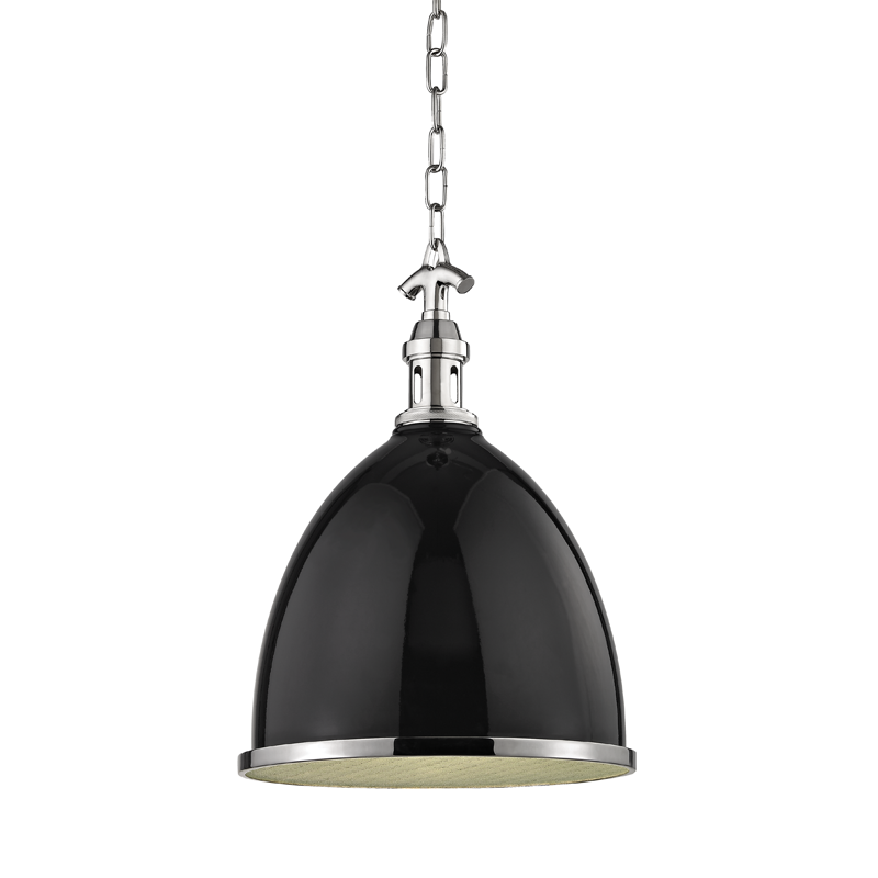 Viceroy Pendant 17" - Black Polished Nickel