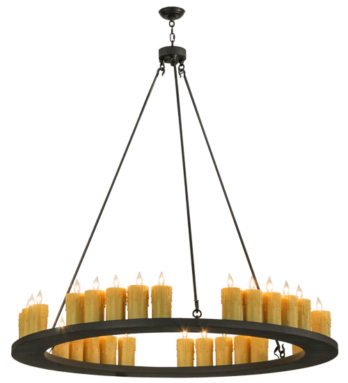 60" Wide Deina 30 Lt Chandelier