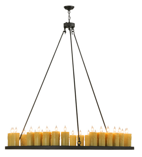 60" Wide Deina 30 Lt Chandelier