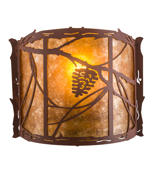 12"W Whispering Pines Wall Sconce