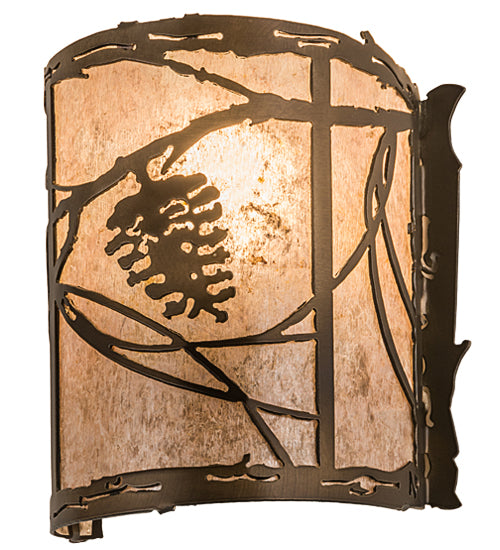 6.5"W Whispering Pines Wall Sconce