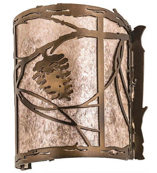 6.5"W Whispering Pines Wall Sconce